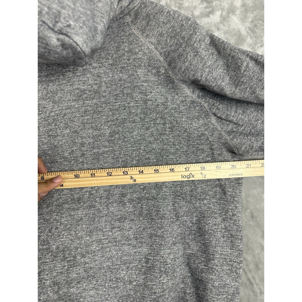 Vintage Michigan Raglan Grey Pullover Hoodie Mens Large 80s USA College - Picture 13 of 14